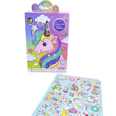 CUTE UNICORN COLORING BOOK SPARKLES