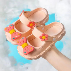 TRENDING FLORAL BOW CROCS SPARKLES