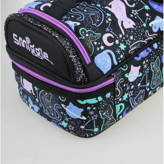 SMIGGLE BLACK CAT LUNCH BAG SPARKLES