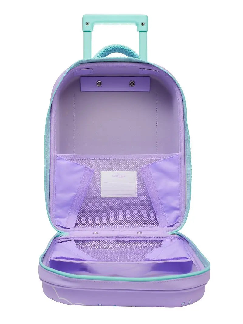 SMIGGLE TRAVEL LUGGAGE TROLLEY - PURPLE FAIRY BUNNY SPARKLES