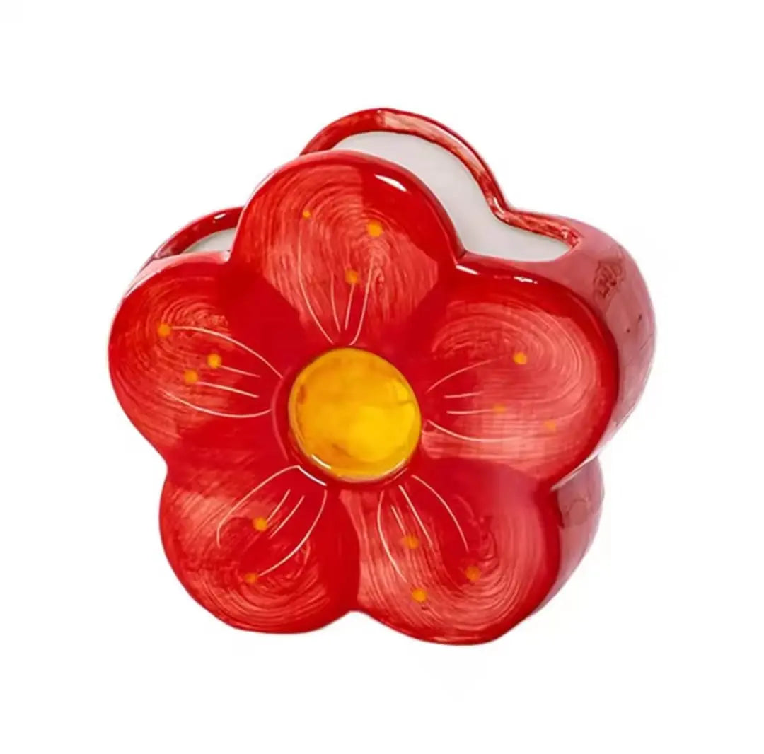 CERAMIC FLOWER HOLDER SPARKLES