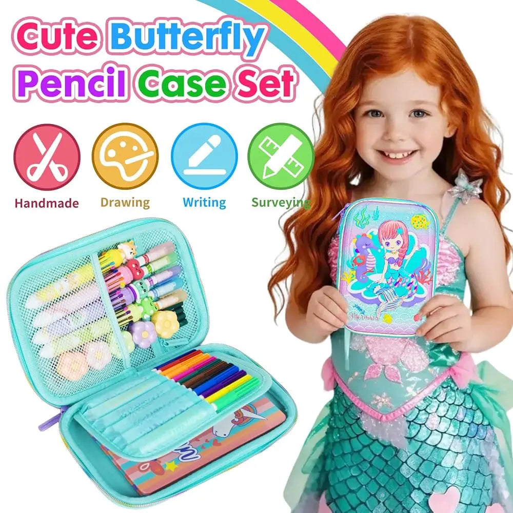 VEST MERMAID STATIONERY SET SPARKLES