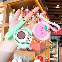 HEART KEYCHAIN POUCH SPARKLES