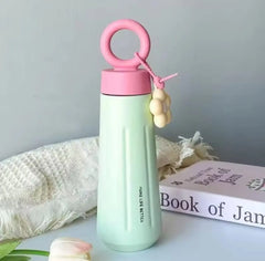 STAINLESS STEEL FLOWER FLASK SPARKLES