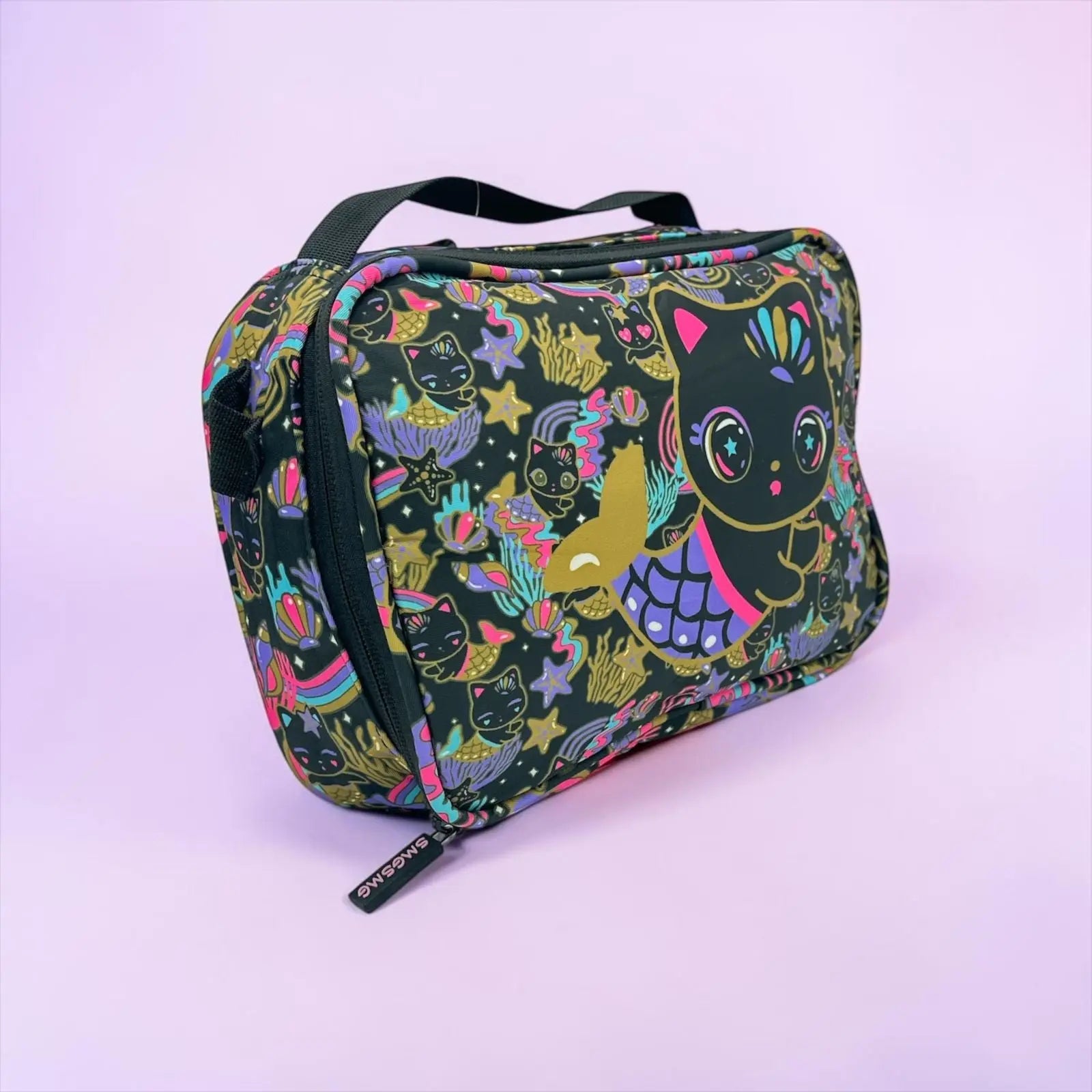 BLACK KITTY INSULATED LUNCH BAG - Sparkles