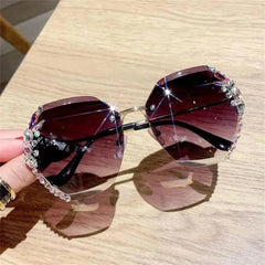 LUXURIOUS CLASSIC RHINESTONE SUNGLASSES SPARKLES