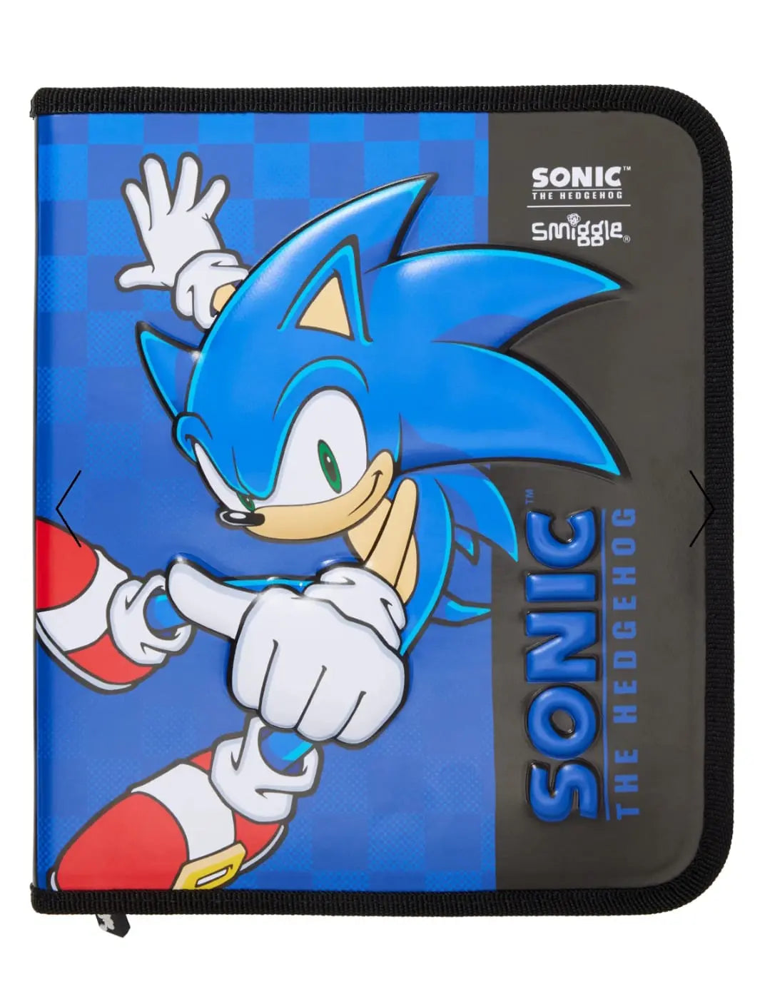 Smiggle Sonic The Hedgehog Zip It Stationery Gift Pack SPARKLES