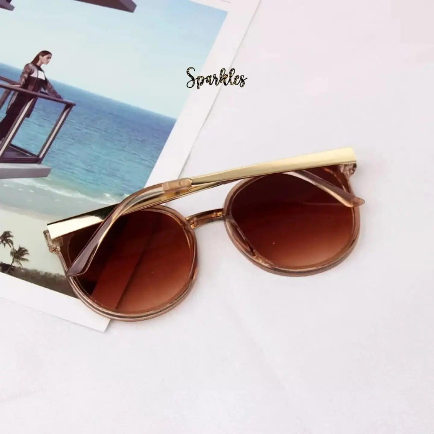 CAT-EYE RETRO SHADES SPARKLES