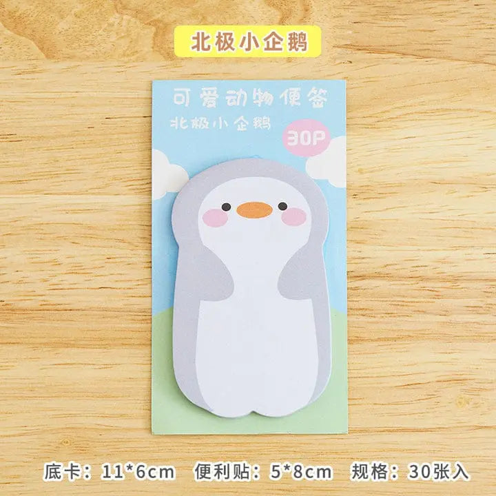 CUTE ANIMAL STICKY NOTES SPARKLES