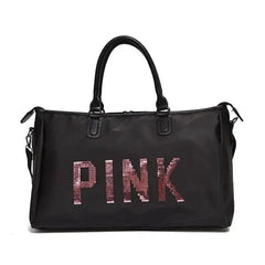 P I N K TRAVEL BAG SPARKLES