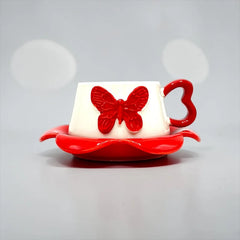 BUTTERFLY CUP SAUCER SET - Sparkles
