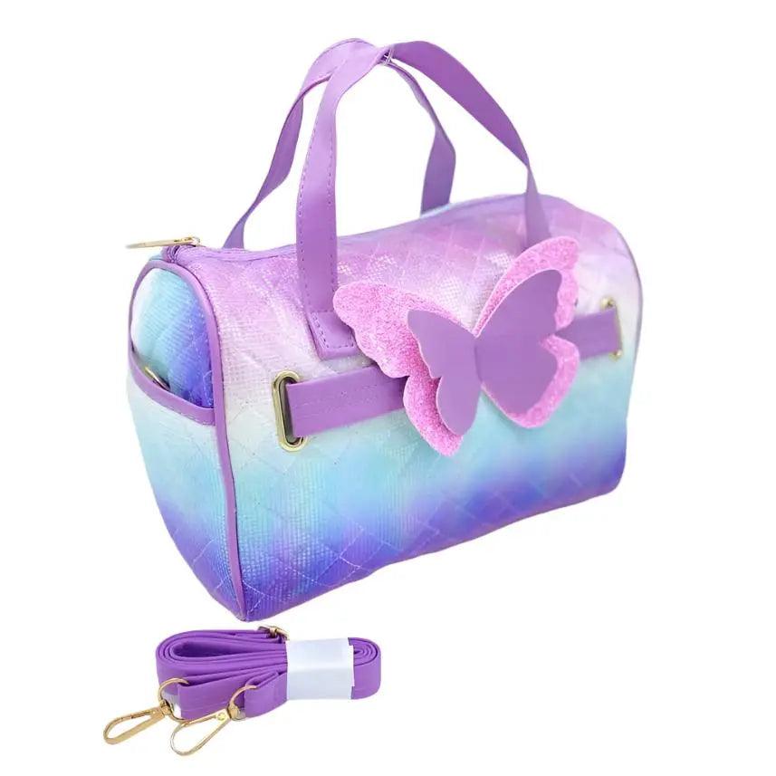 CUTE BUTTERFLY DUFFEL BAG SPARKLES