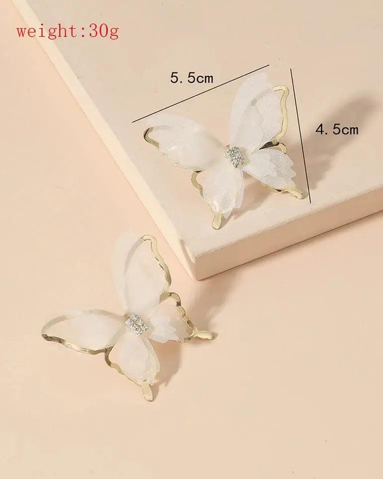 BUTTERFLY EARRINGS SPARKLES
