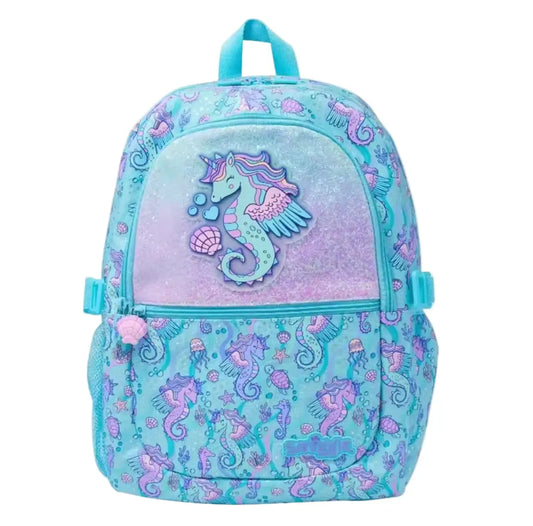 SMIGGLE SEA-HORSE BACKPACK SPARKLES
