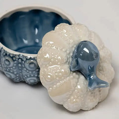 CERAMIC JEWELRY TRINKET BOX SPARKLES