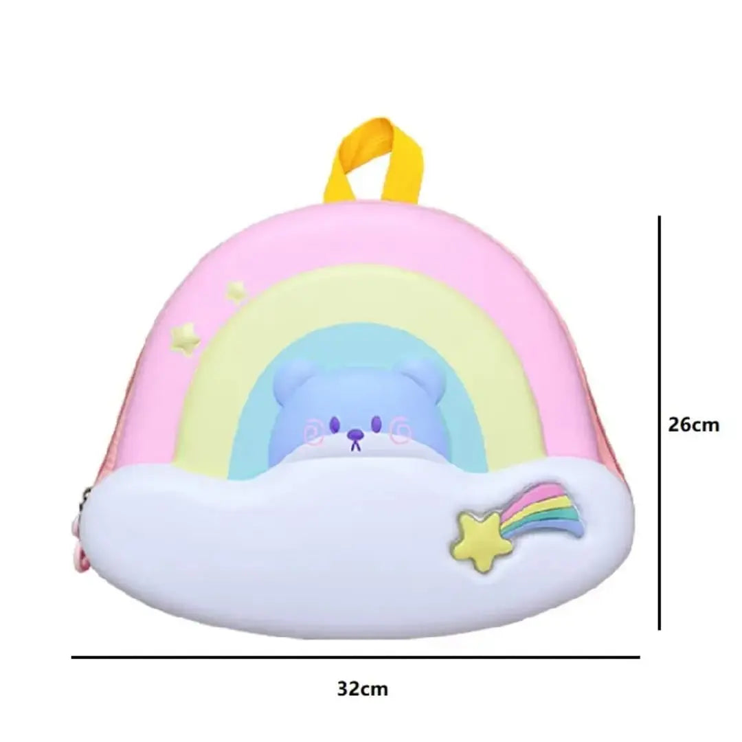 CUTE RAINBOW CLOUD BACKPACK SPARKLES
