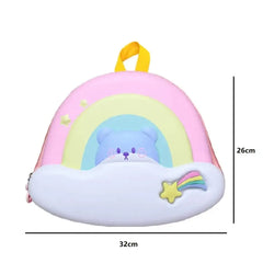 CUTE RAINBOW CLOUD BACKPACK SPARKLES