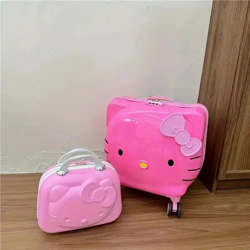 HELLO KITTY TRAVEL TROLLEY SET SPARKLES