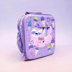 CUTE SLOTH INSULATED LUNCH BAG - Sparkles