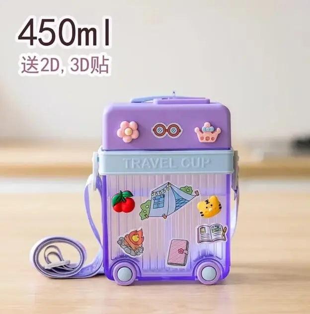 CUTE LUGGAGE SIPPER SPARKLES