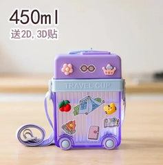 CUTE LUGGAGE SIPPER SPARKLES
