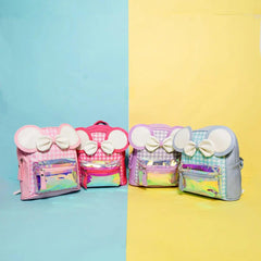 IRIDESCENT BOW BACKPACK SPARKLES