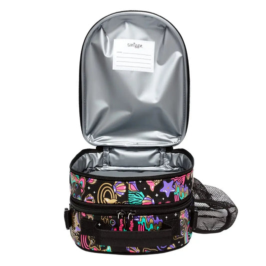 SMIGGLE BLACK CAT LUNCH BAG SPARKLES