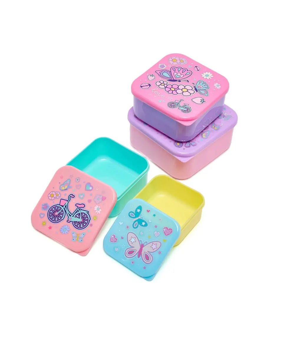 TRENDING 4 PC LUNCH BOX SET SPARKLES