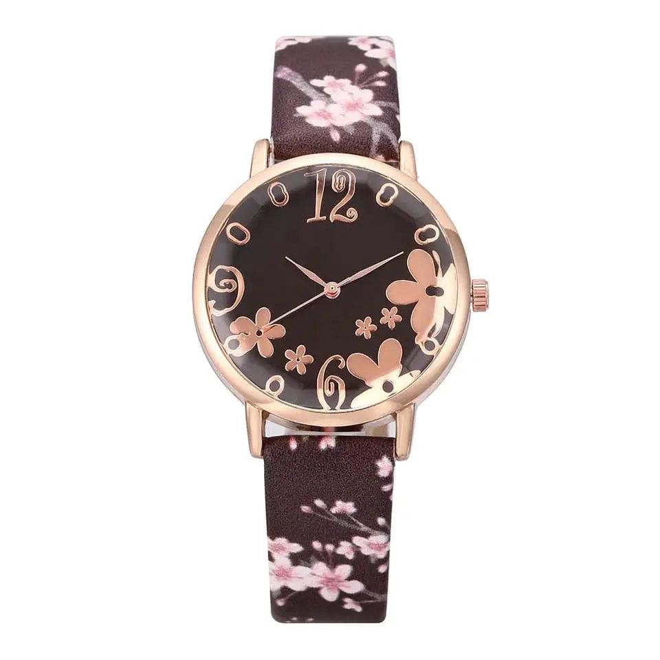 AESTHETIC FLORAL WATCH SPARKLES