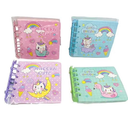 CUTE UNICORN NOTEPAD SPARKLES