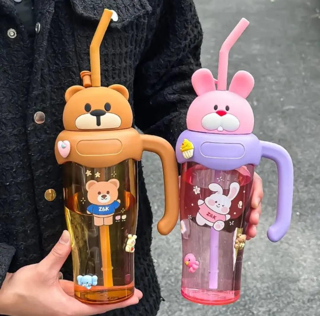 CUTE CHARACTER TUMBLER SPARKLES