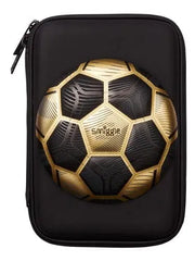 SMIGGLE FOOTBALL PENCIL CASE SPARKLES
