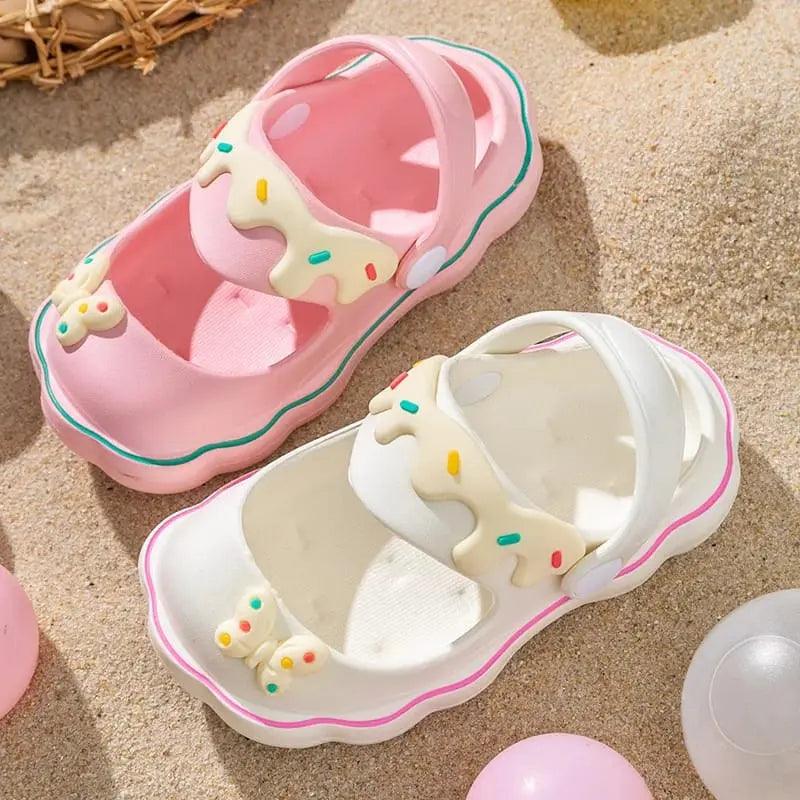 TRENDING FROSTED BOW CROCS SPARKLES