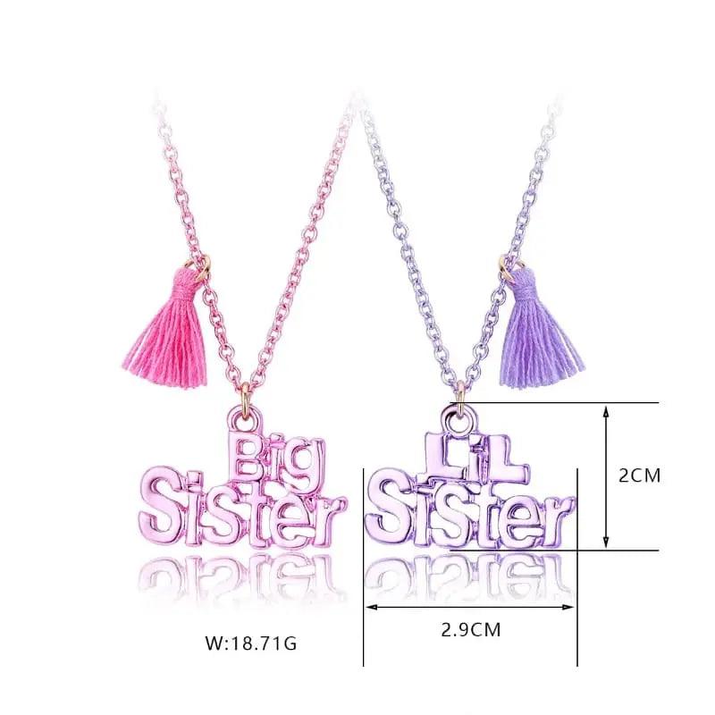 DUAL SISTERS NECKLACES SPARKLES