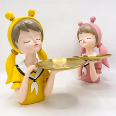 EXQUISITE DOLL SERVING  DECOR SPARKLES