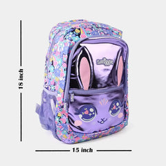 SMIGGLE PURPLE BUNNY BACKPACK SPARKLES