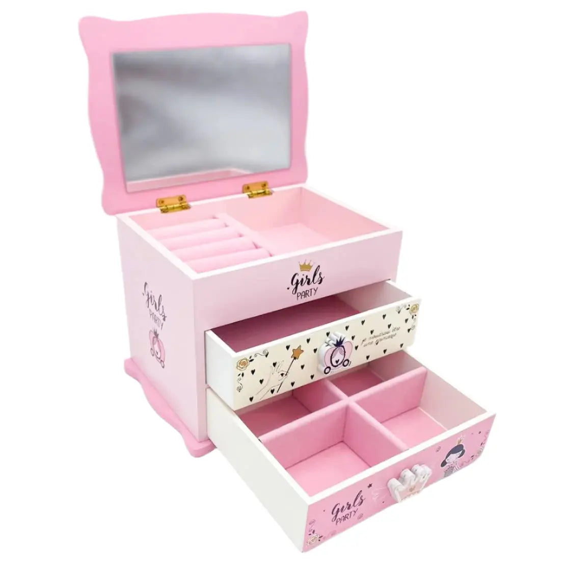 ADORABLE PRINCESS JEWELRY BOX SPARKLES