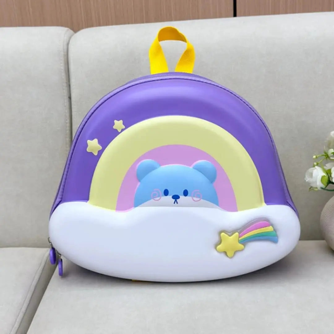 CUTE RAINBOW CLOUD BACKPACK SPARKLES
