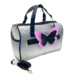 CUTE BUTTERFLY DUFFEL BAG SPARKLES