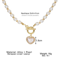 VINTAGE PEARL CHOKER NECKLACE SPARKLES