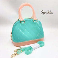 EXQUISITE QUILTED BAG SPARKLES