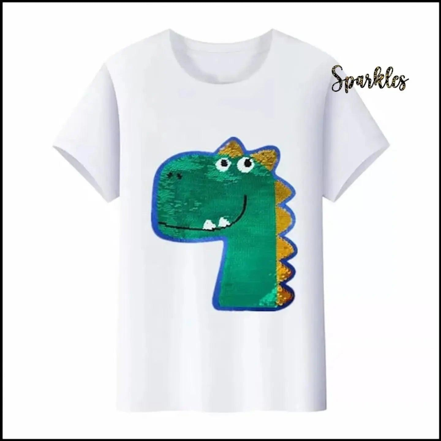 AESTHETIC DINOSAUR TEE FOR SUMMER Sparkles