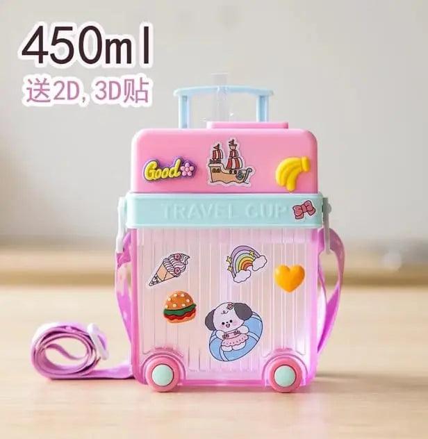 CUTE LUGGAGE SIPPER SPARKLES