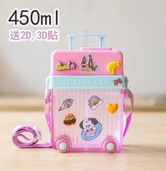 CUTE LUGGAGE SIPPER SPARKLES