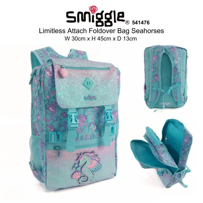 SMIGGLE SEA-HORSE BACKPACK - Sparkles