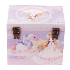 DANCING BALLERINA WOODEN JEWELLERY VANITY SPARKLES