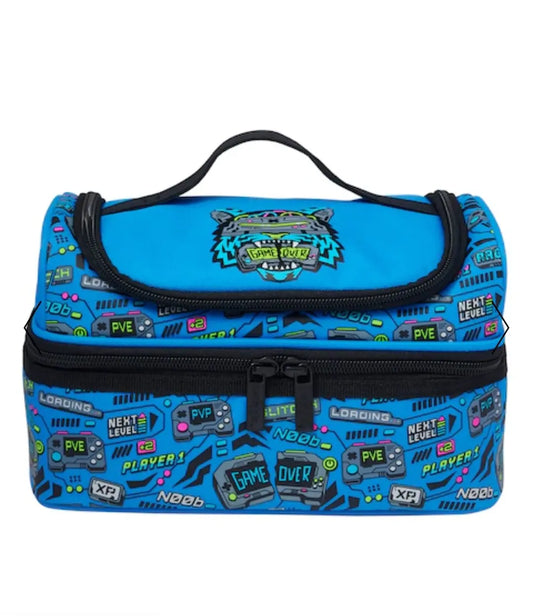 SMIGGLE ECLIPSE DOUBLE DECKER LUNCH BAG SPARKLES