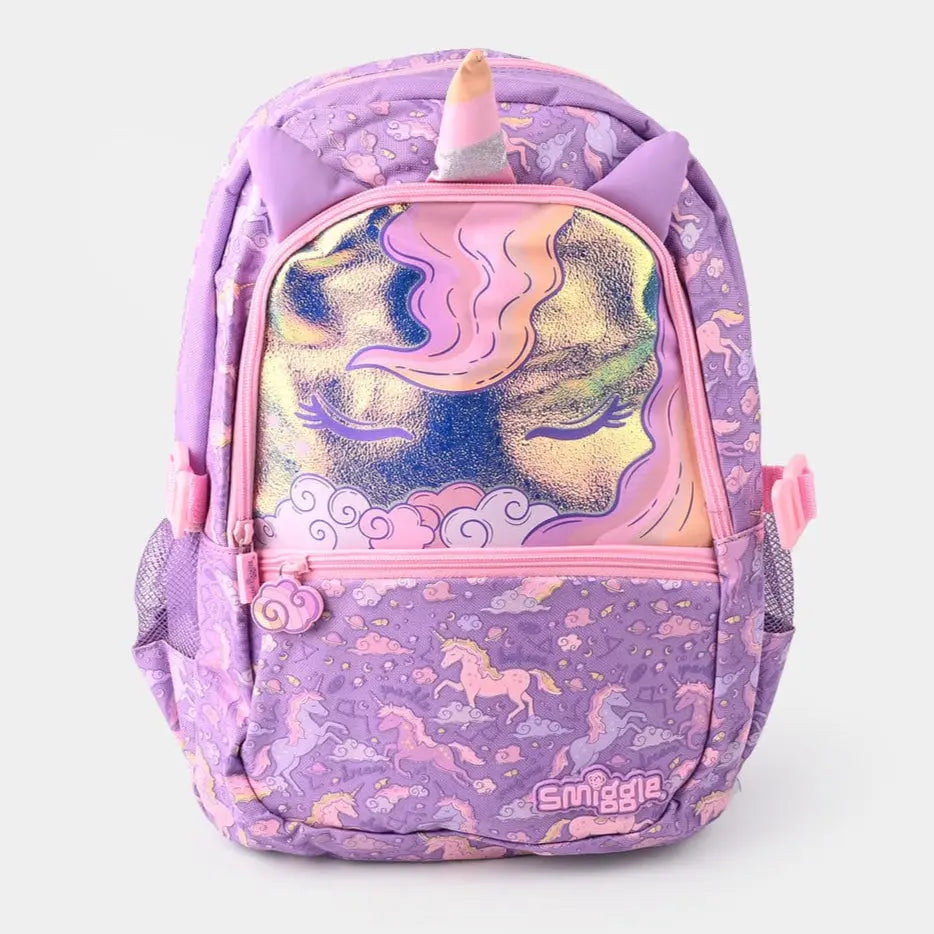 SMIGGLE SHIMMERY PINK BACKPACK SPARKLES