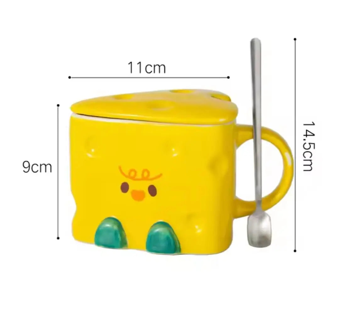 KAWAII CHEESE MUG SPARKLES