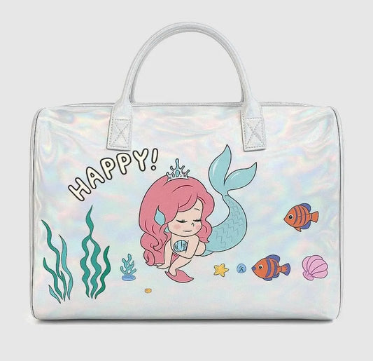 CUTE HOLOGRAPHIC DUFFEL BAG SPARKLES